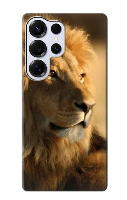 S1046 ライオン 森の王 Lion King of Forest Samsung Galaxy S25 Ultra バックケース、フリップケース・カバー