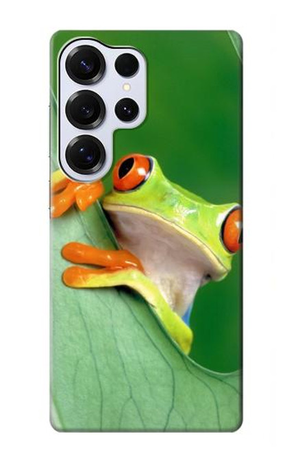 S1047 小さなカエル Little Frog Samsung Galaxy S25 Ultra バックケース、フリップケース・カバー