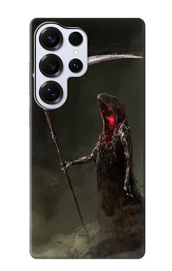 S1319 恐るべった死者の死 Grim Reaper Death Scythe Samsung Galaxy S25 Ultra バックケース、フリップケース・カバー