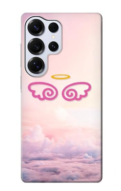 S2514 可愛い天使の羽 Cute Angel Wings Samsung Galaxy S25 Ultra バックケース、フリップケース・カバー