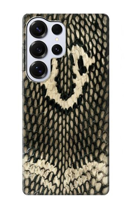 S2711 キングコブラ 蛇の皮膚 グラフィックプリント King Cobra Snake Skin Graphic Printed Samsung Galaxy S25 Ultra バックケース、フリップケース・カバー