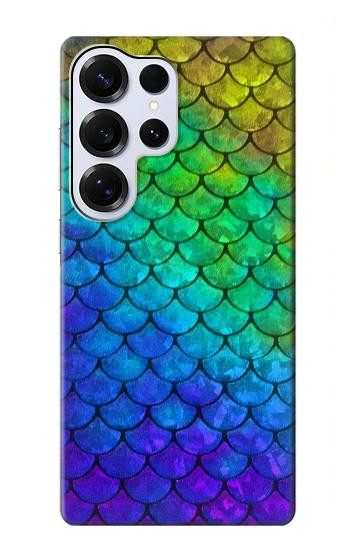 S2930 人魚のスケール Mermaid Fish Scale Samsung Galaxy S25 Ultra バックケース、フリップケース・カバー
