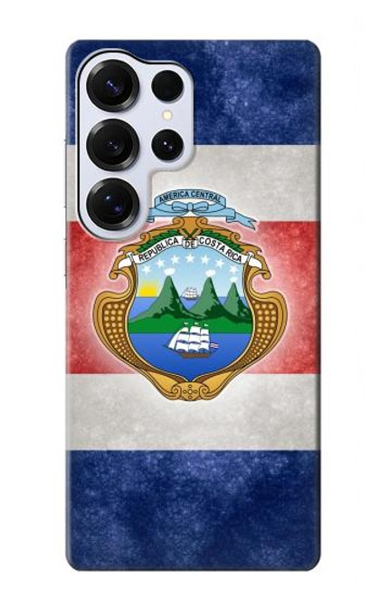 S3003 コスタリカサッカー Costa Rica Football Soccer Flag Samsung Galaxy S25 Ultra バックケース、フリップケース・カバー