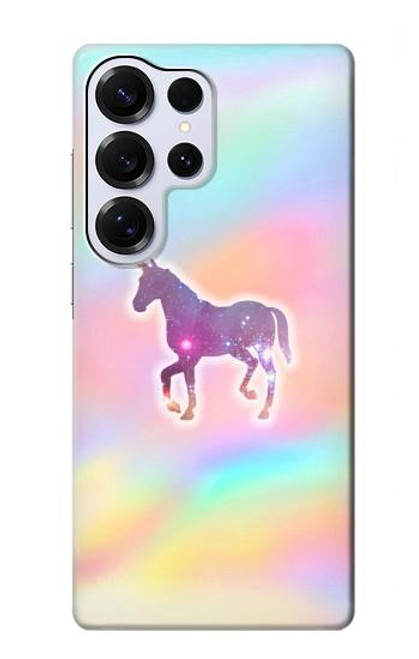 S3203 レインボーユニコーン Rainbow Unicorn Samsung Galaxy S25 Ultra バックケース、フリップケース・カバー