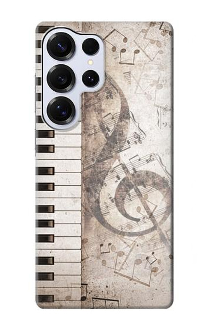S3390 音符 Music Note Samsung Galaxy S25 Ultra バックケース、フリップケース・カバー