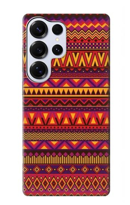S3404 アステカパターン Aztecs Pattern Samsung Galaxy S25 Ultra バックケース、フリップケース・カバー