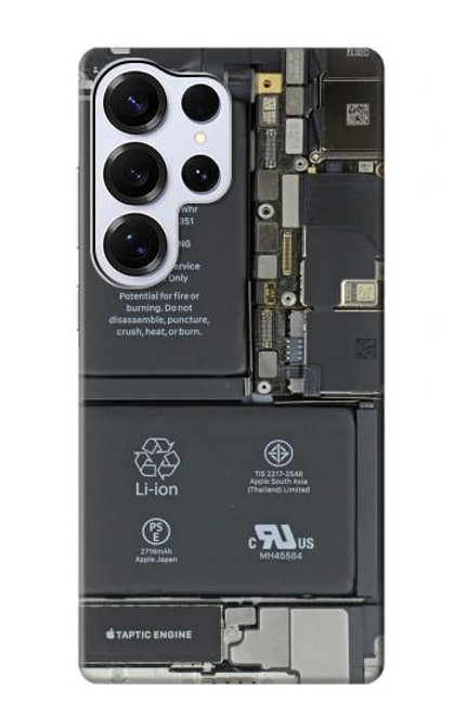 S3467 携帯電話の中のグラフィック Inside Mobile Phone Graphic Samsung Galaxy S25 Ultra バックケース、フリップケース・カバー