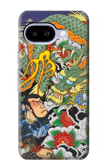 S0454 日本の入れ墨 Japan Tattoo Google Pixel 9a バックケース、フリップケース・カバー