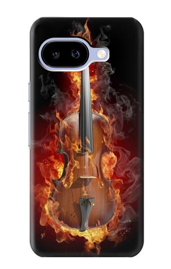 S0864 火ヴァイオリン Fire Violin Google Pixel 9a バックケース、フリップケース・カバー