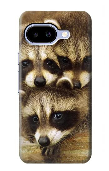 S0977 アライグマの赤ちゃん Baby Raccoons Google Pixel 9a バックケース、フリップケース・カバー