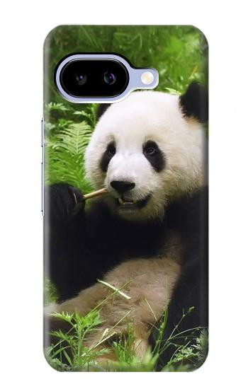 S1073 パンダは食べるのが楽しみ Panda Enjoy Eating Google Pixel 9a バックケース、フリップケース・カバー