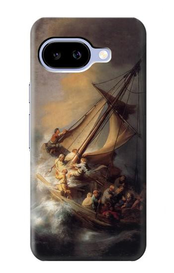 S1091 嵐の中のキリスト レンブラント Rembrandt Christ in The Storm Google Pixel 9a バックケース、フリップケース・カバー