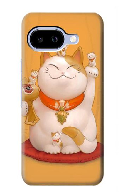 S1217 マネキネコ Maneki Neko Lucky Cat Google Pixel 9a バックケース、フリップケース・カバー