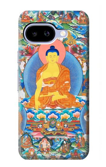 S1256 仏の絵画 Buddha Paint Google Pixel 9a バックケース、フリップケース・カバー