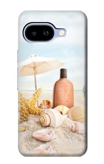 S1425 浜ときれいな貝殻 Seashells on The Beach Google Pixel 9a バックケース、フリップケース・カバー