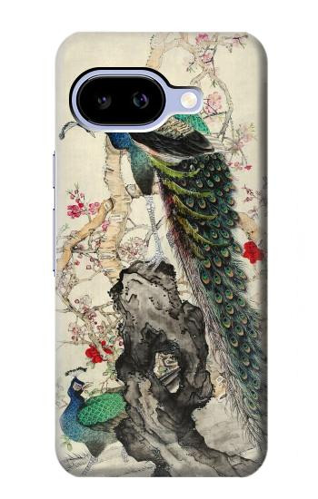 S2086 孔雀の絵画 Peacock Painting Google Pixel 9a バックケース、フリップケース・カバー