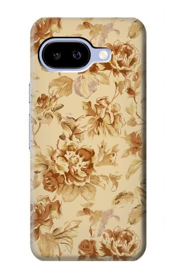 S2180 ヴィンテージ花のパターン Flower Floral Vintage Pattern Google Pixel 9a バックケース、フリップケース・カバー