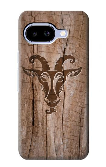 S2183 ヤギ 木材 グラフィックプリント Goat Wood Graphic Printed Google Pixel 9a バックケース、フリップケース・カバー