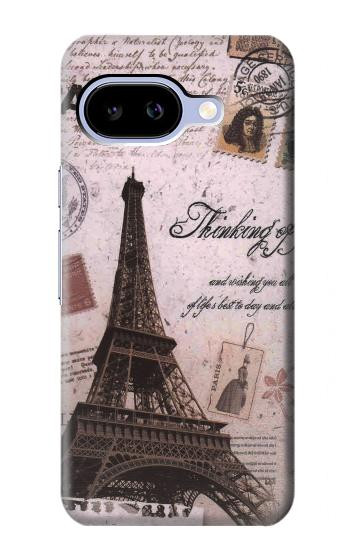 S2211 パリエッフェル塔ポストカード Paris Postcard Eiffel Tower Google Pixel 9a バックケース、フリップケース・カバー
