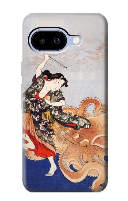 S2496 日本美術歌 歌川国芳 玉取り Japan Art Utagawa Kuniyoshi Tamatori Google Pixel 9a バックケース、フリップケース・カバー
