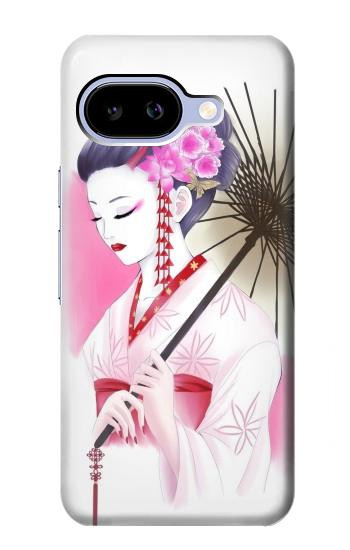 S2579 着物 Japanese Traditional Geisha Kimono Google Pixel 9a バックケース、フリップケース・カバー