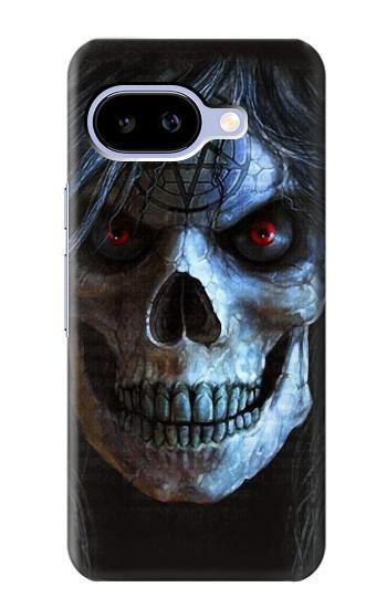 S2585 スカルペンタグラム Evil Death Skull Pentagram Google Pixel 9a バックケース、フリップケース・カバー