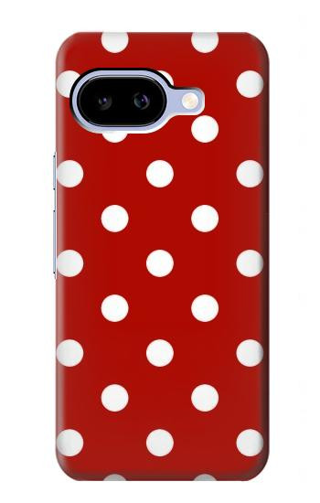 S2951 赤の水玉 Red Polka Dots Google Pixel 9a バックケース、フリップケース・カバー