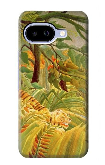 S3344 アンリ・ルソー  Henri Rousseau Tiger in a Tropical Storm Google Pixel 9a バックケース、フリップケース・カバー