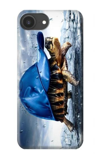 S0084 雨でかめ Turtle in the Rain iPhone 16e, 17e バックケース、フリップケース・カバー