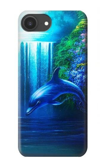 S0385 イルカ Dolphin iPhone 16e, 17e バックケース、フリップケース・カバー