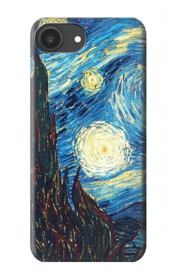 S0582 ゴッホ 星降る夜 Van Gogh Starry Nights iPhone 16e, 17e バックケース、フリップケース・カバー