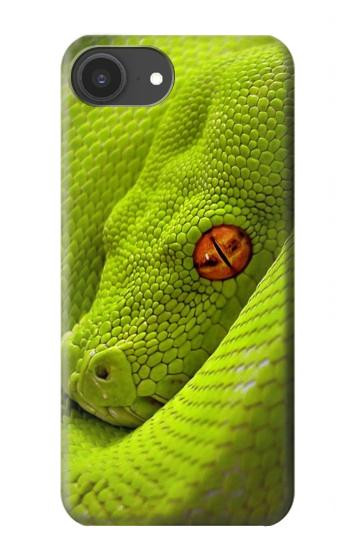 S0785 グリーンスネーク Green Snake iPhone 16e, 17e バックケース、フリップケース・カバー