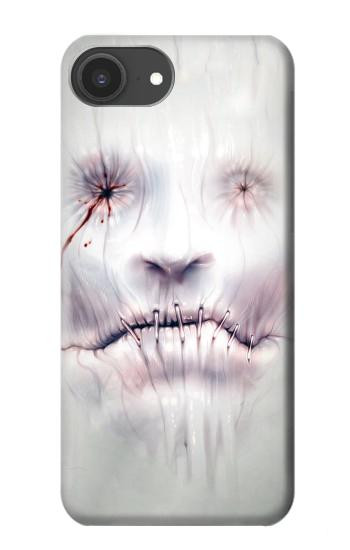 S0884 ホラーフェイス Horror Face iPhone 16e, 17e バックケース、フリップケース・カバー