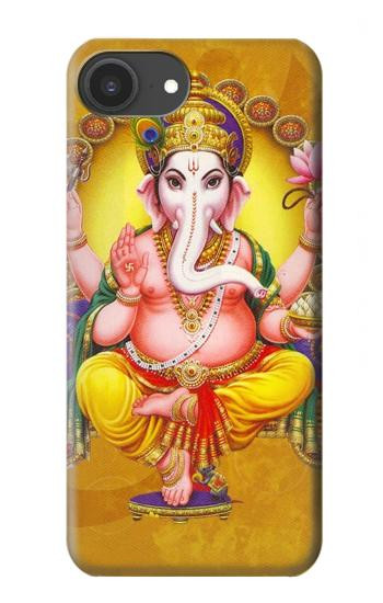 S0896 主ガネシュ・ヒンズー教徒の神 Lord Ganesh Hindu God iPhone 16e, 17e バックケース、フリップケース・カバー
