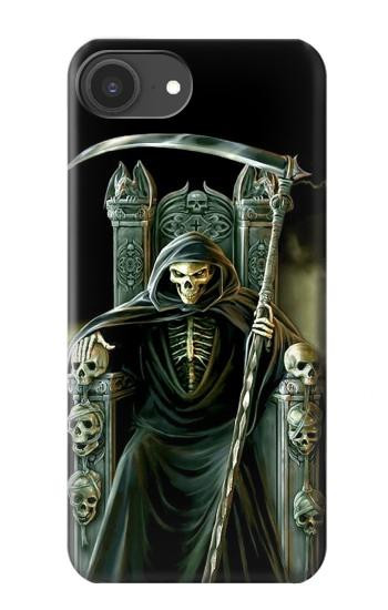 S1024 スケルトンキング Grim Reaper Skeleton King iPhone 16e, 17e バックケース、フリップケース・カバー