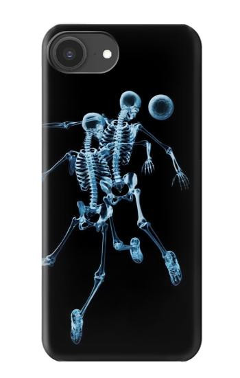 S1111 サッカー エックス線 - Soccer X-ray iPhone 16e, 17e バックケース、フリップケース・カバー