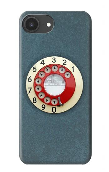 S1968 ロータリーダイヤル電話 Rotary Dial Telephone iPhone 16e, 17e バックケース、フリップケース・カバー
