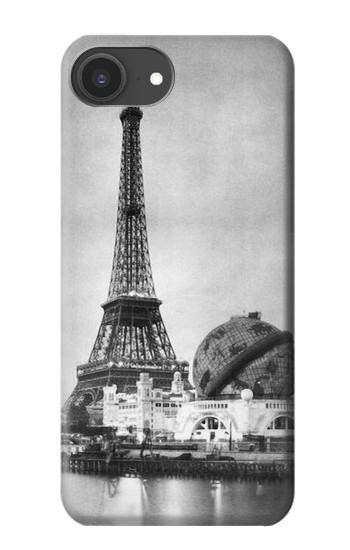 S2350 古いパリエッフェル塔 Old Paris Eiffel Tower iPhone 16e, 17e バックケース、フリップケース・カバー