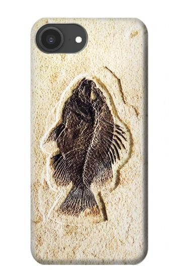 S2562 魚化石 Fossil Fish iPhone 16e, 17e バックケース、フリップケース・カバー