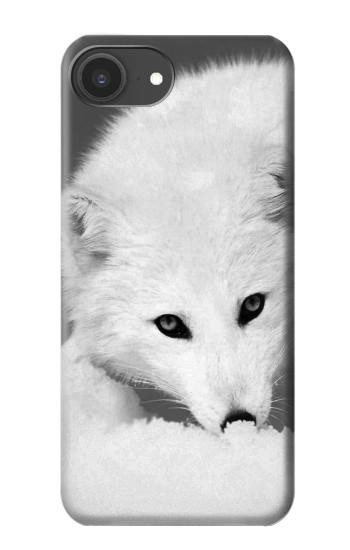 S2569 ホワイト北極キツネ White Arctic Fox iPhone 16e, 17e バックケース、フリップケース・カバー