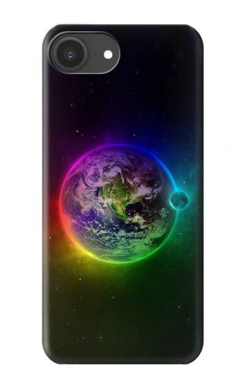 S2570 カラフルな惑星 Colorful Planet iPhone 16e, 17e バックケース、フリップケース・カバー