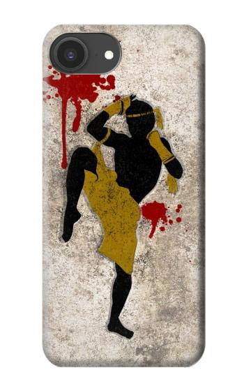 S2635 ムエタイキックボクシング格闘技 Muay Thai Kickboxing Fight Blood iPhone 16e, 17e バックケース、フリップケース・カバー