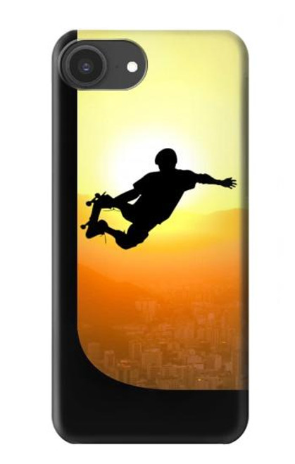 S2676 エクストリームスケートボードサンセット Extreme Skateboard Sunset iPhone 16e バックケース、フリップケース・カバー