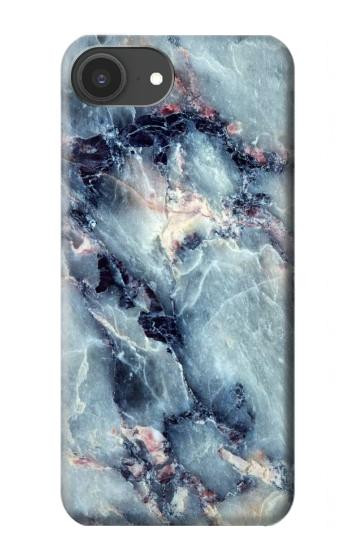 S2689 ブルーマーブルグラフィックプリント Blue Marble Texture Graphic Printed iPhone 16e, 17e バックケース、フリップケース・カバー