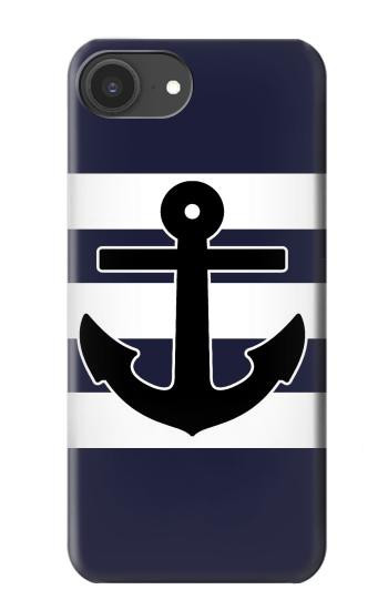 S2758 アンカーネイビー Anchor Navy iPhone 16e, 17e バックケース、フリップケース・カバー