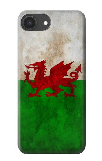S2976 ウェールズサッカー Wales Football Soccer Red Dragon Flag iPhone 16e, 17e バックケース、フリップケース・カバー