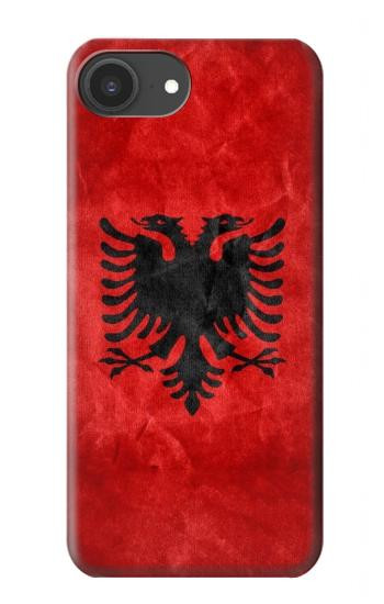 S2982 アルバニアサッカー Albania Football Soccer Red Flag iPhone 16e, 17e バックケース、フリップケース・カバー