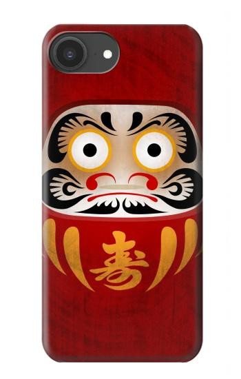 S3023 ダルマ Japan Good Luck Daruma Doll iPhone 16e, 17e バックケース、フリップケース・カバー