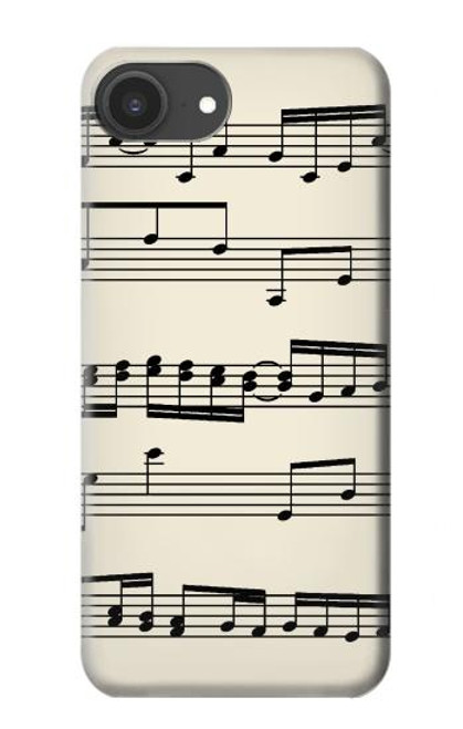 S3082 音楽シート Music Sheet iPhone 16e バックケース、フリップケース・カバー