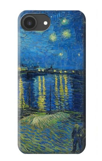 S3336 ヴァン・ゴッホローソンの星空 Van Gogh Starry Night Over the Rhone iPhone 16e, 17e バックケース、フリップケース・カバー